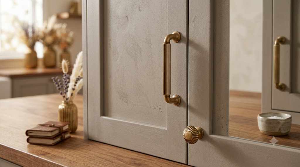 Brass Cabinet Hardware Kitchen Upgrade